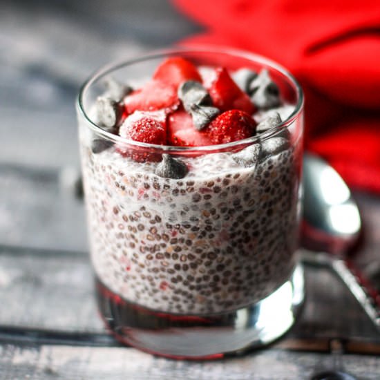 Raspberry Chia Pudding
