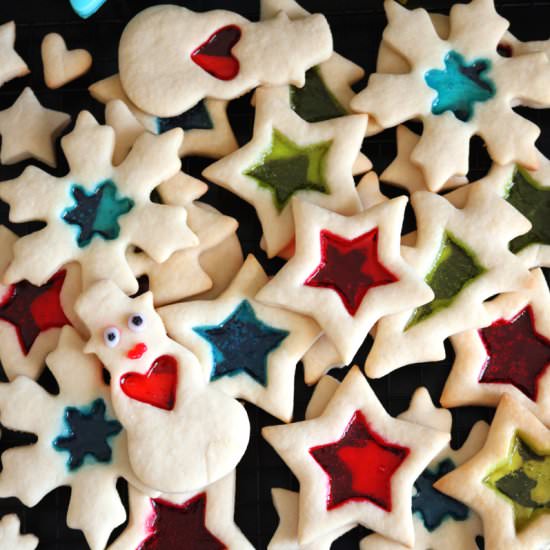 Eggless Cream Cheese Stained-glass