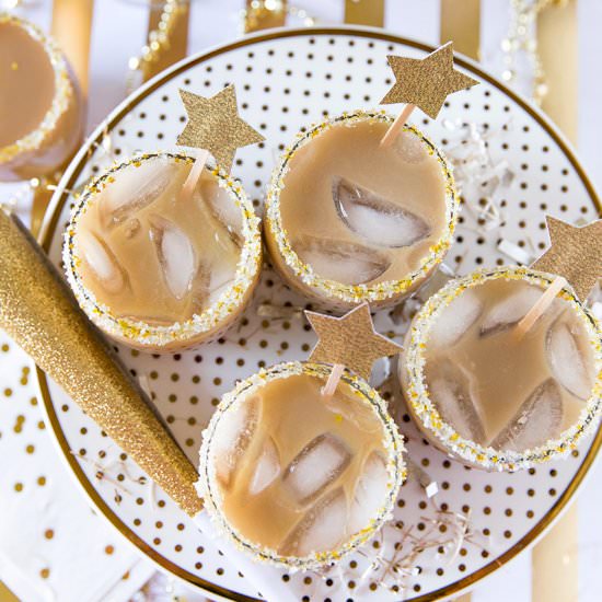 Salted Caramel Iced Cocktail