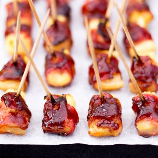 BBQ Bacon Pineapple Bites