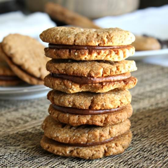 Chocolate Almond Butter Cookies