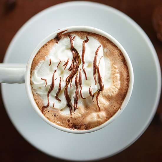 Crockpot Nutella Hot Chocolate