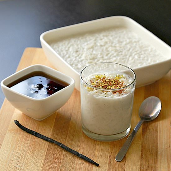 Vanilla Bean Rice Pudding
