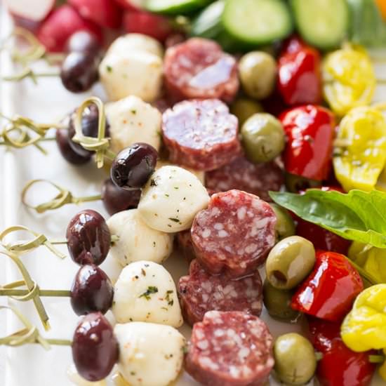 Antipasto Skewers