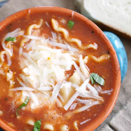 Lasagna Soup