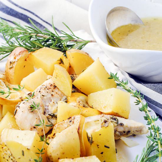 Herb Roasted Chicken & Potatoes