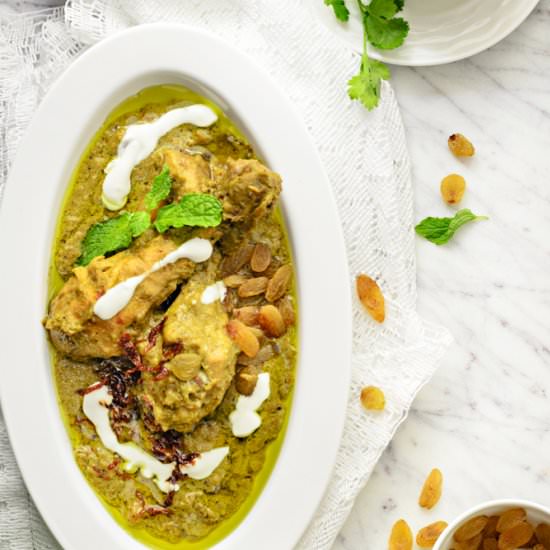 Murgh Hariyali Korma