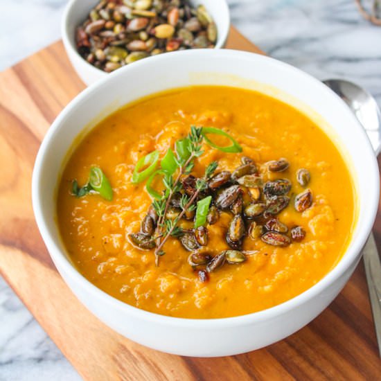 Sweet Potato Leek Soup