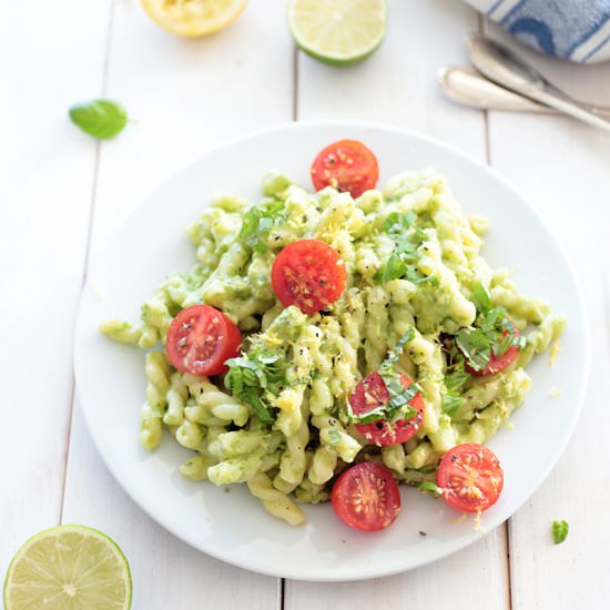 Quick Avocado Pasta