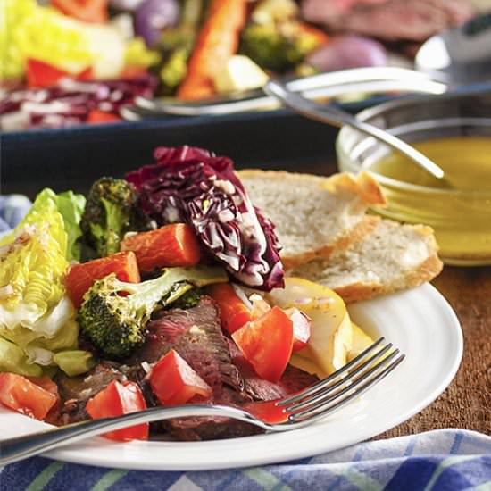 Leftover Roast Vegetable Salad