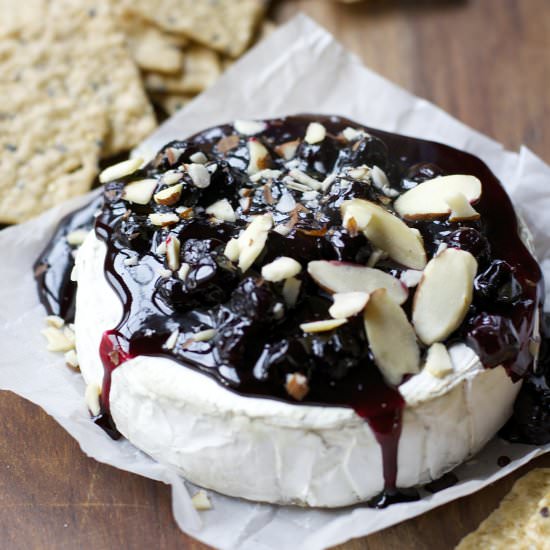 Honey Almond Blueberry Brie