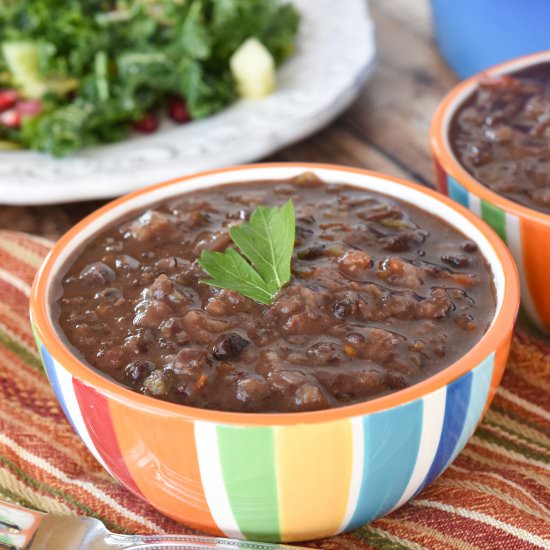 Caribbean Black Bean Soup