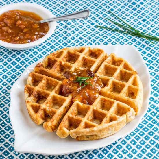 Cheddar & Chives Waffles