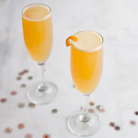 Bourbon and Honey French 75