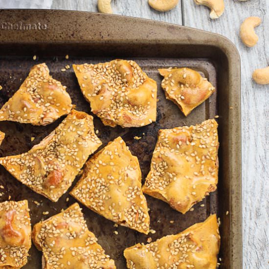 Sesame Cashew Brittle