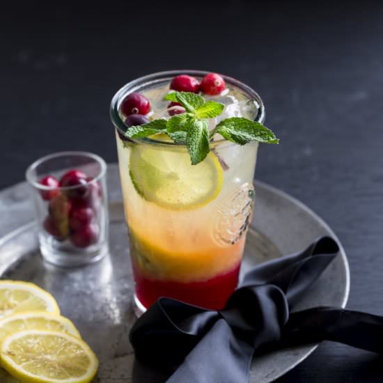 Cranberry Mojito – Holiday Mocktail