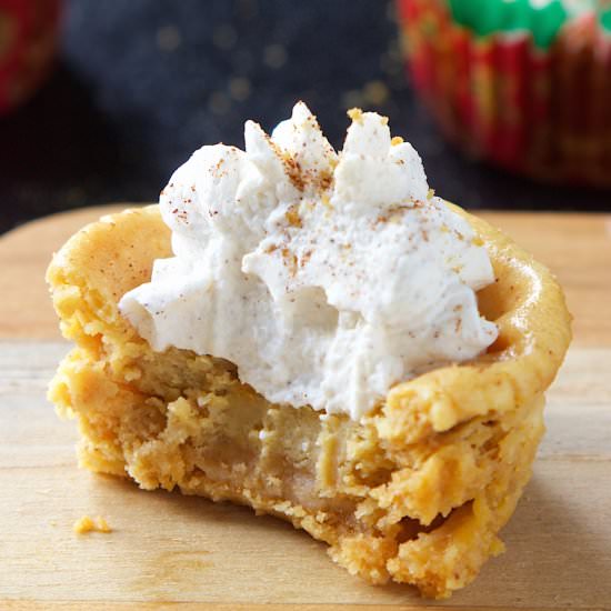 Mini Gingerbread Cheesecakes