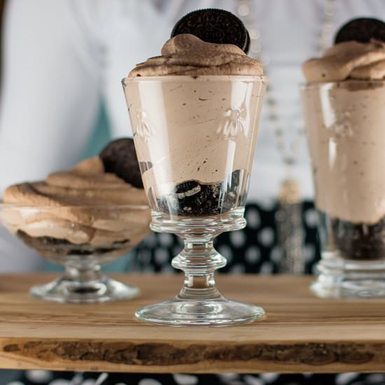 Nutella Oreo Mousse Cups