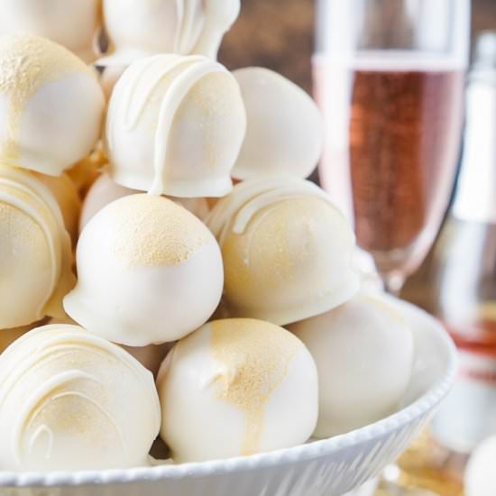 Strawberries & Champagne Cake Balls