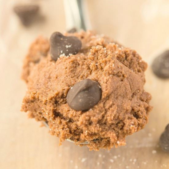 Healthy Brownie Batter Dip For One