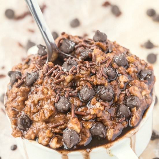 Healthy Chocolate Cake Oatmeal