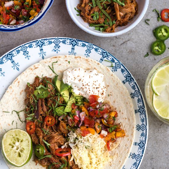 Mexican Slow Cooker Pulled Pork