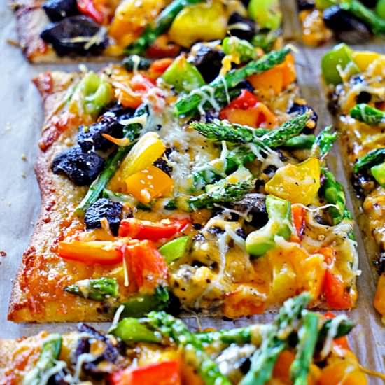 Blackened Filet Flatbread Melts