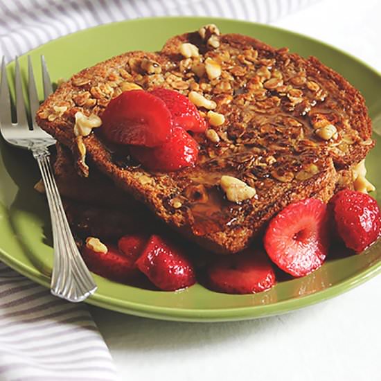 Crunchy Granola French Toast