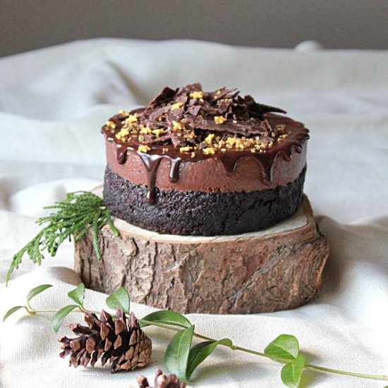 Chocolate Ganache Mousse Cake