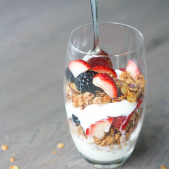 Fruit and Yogurt Parfait