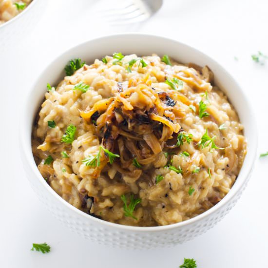 Caramelized Onion Risotto