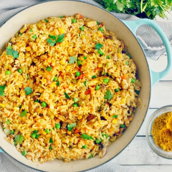 Easy Curry Fried Rice