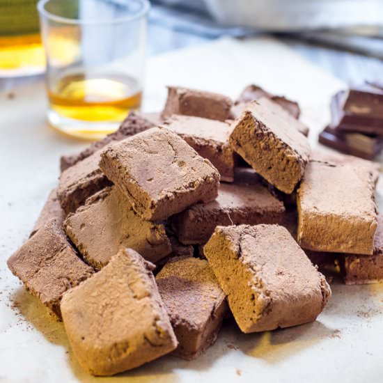 Chocolate Whiskey Marshmallows