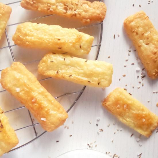Cheese Caraway Crackers