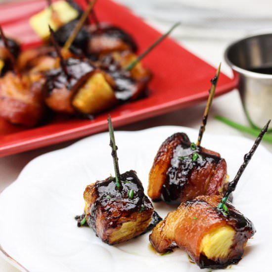Bacon, Pineapple+Sriracha Lime Glaze