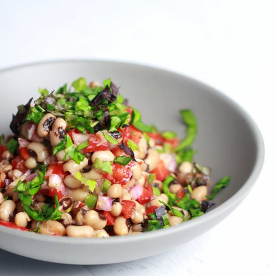 Marinated Black Eyed Pea Salad