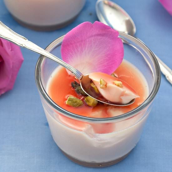 Rose Panna Cotta