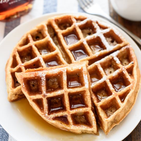 Blender Whole Wheat Waffles