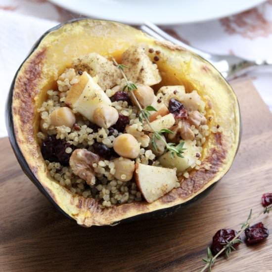 Quinoa Stuffed Acorn Squash