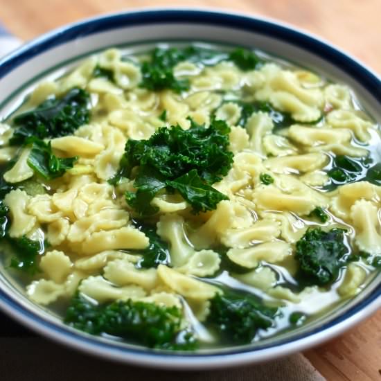 Kale Noodle Soup