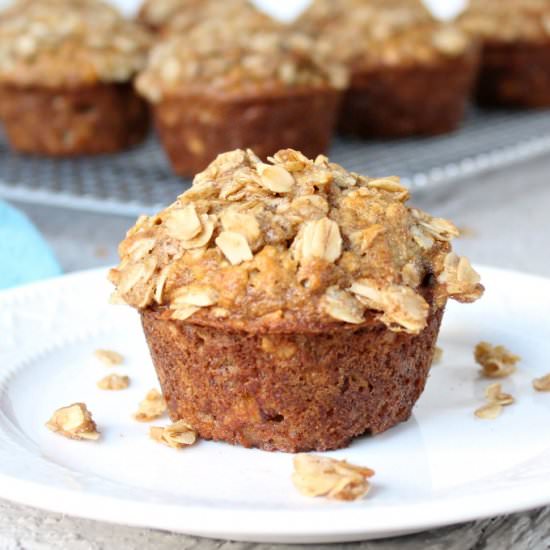 Oatmeal Banana Muffins