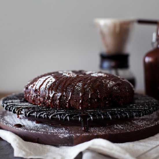 Double Chocolate Espresso Cake