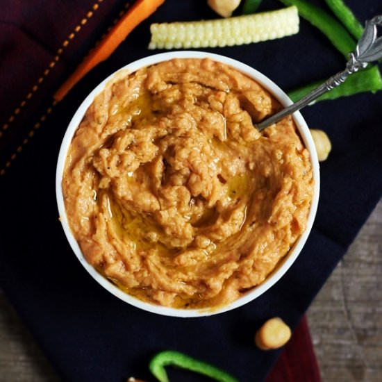Roasted Red Pepper Hummus