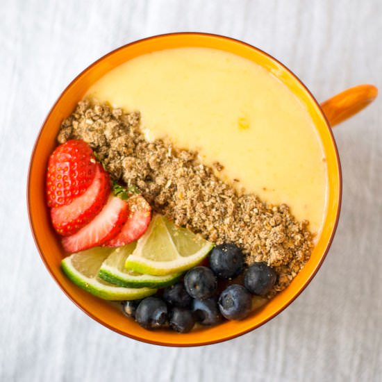 Mango Lime Smoothie Bowl