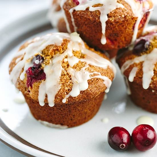 Whole Wheat Cranberry Orange Muffin