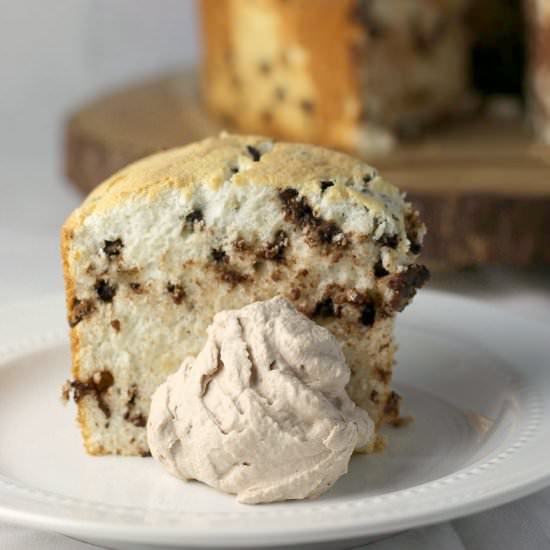 Chocolate Chip Angel Food Cake