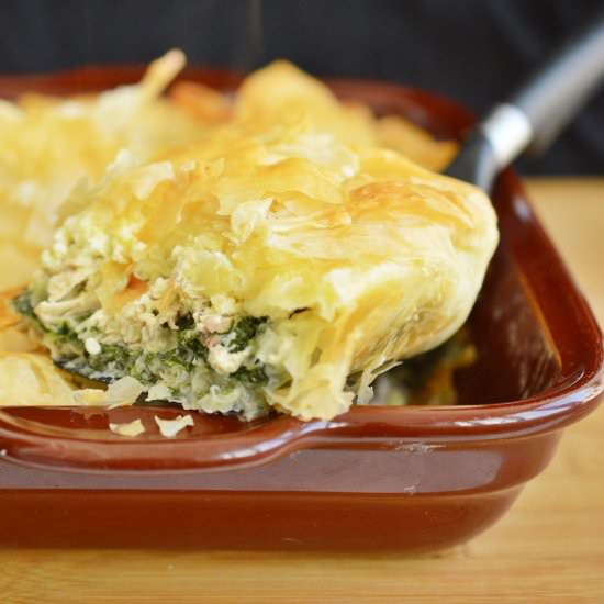 Spinach and Chicken Pie