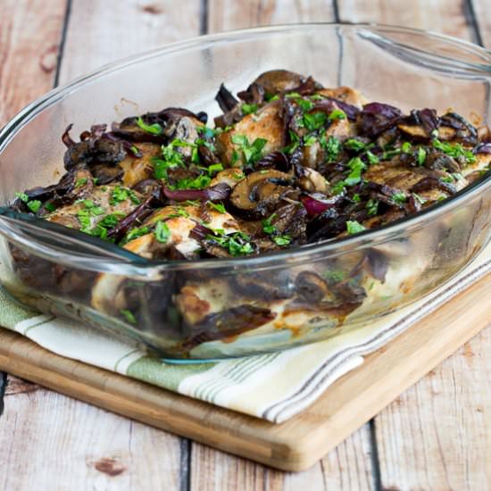 Roasted Chicken with Mushrooms