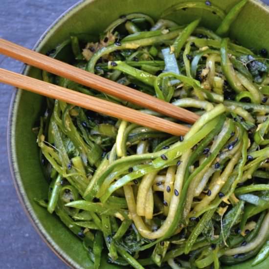 Cucumber & Sesame Noodle Salad