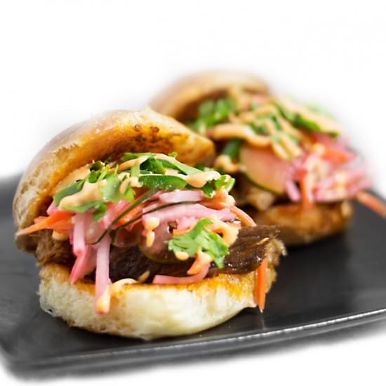 Pork Banh Mi Sliders